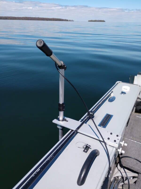 Lund Tyee Behind Windshield Downrod system for LVS34 all views (BTM-18A-C42-LVS34Multiview)