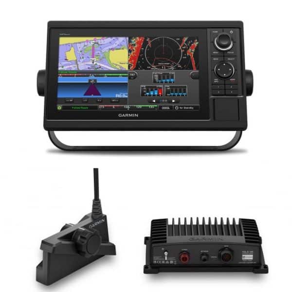 Garmin Gpsmap1222 12"" Plotter Livescope Plus Bundle Worldwide Basemap