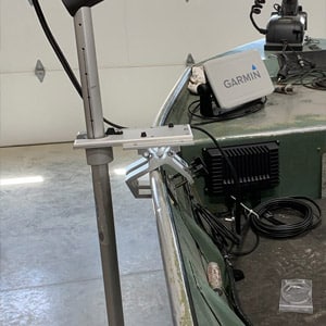 Tracker Boat, Dual Bracket Clamp